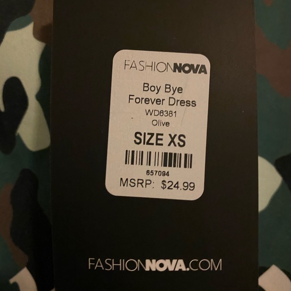 Fashion Nova “Boy Bye” Cameo Dress - Picture 3 of 4